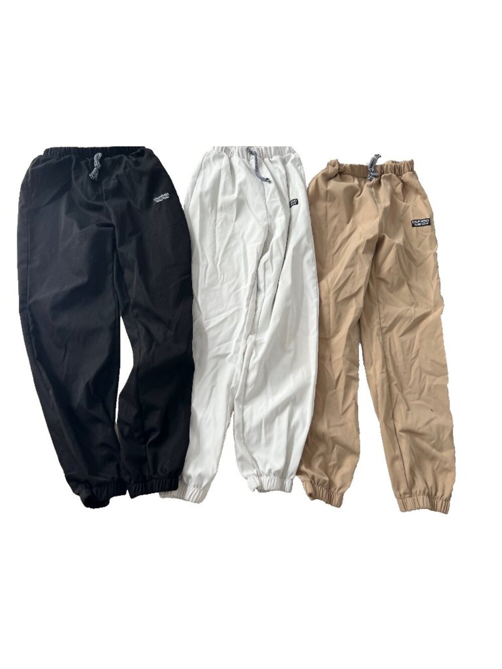 Shein Set of 3 Boy's Kids Pants Black, White, Beige ( 11-12 yrs )
